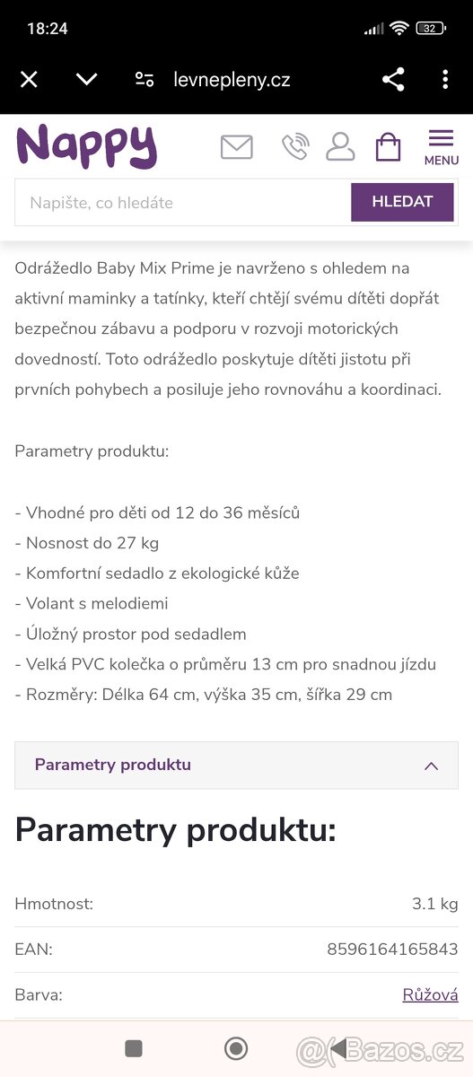 Dětské odrážedlo - 3