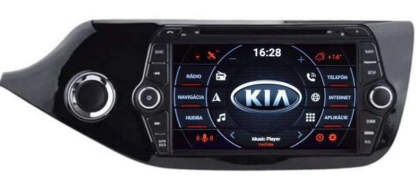 KIA / HYUNDAI dotykove autoradia Android DVD USB SD WIFI BT - 3