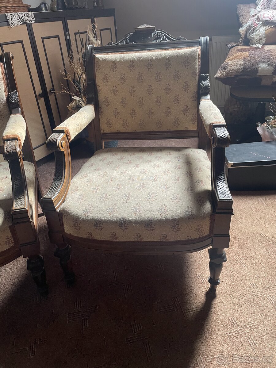 Pár starožitných křesel - 3