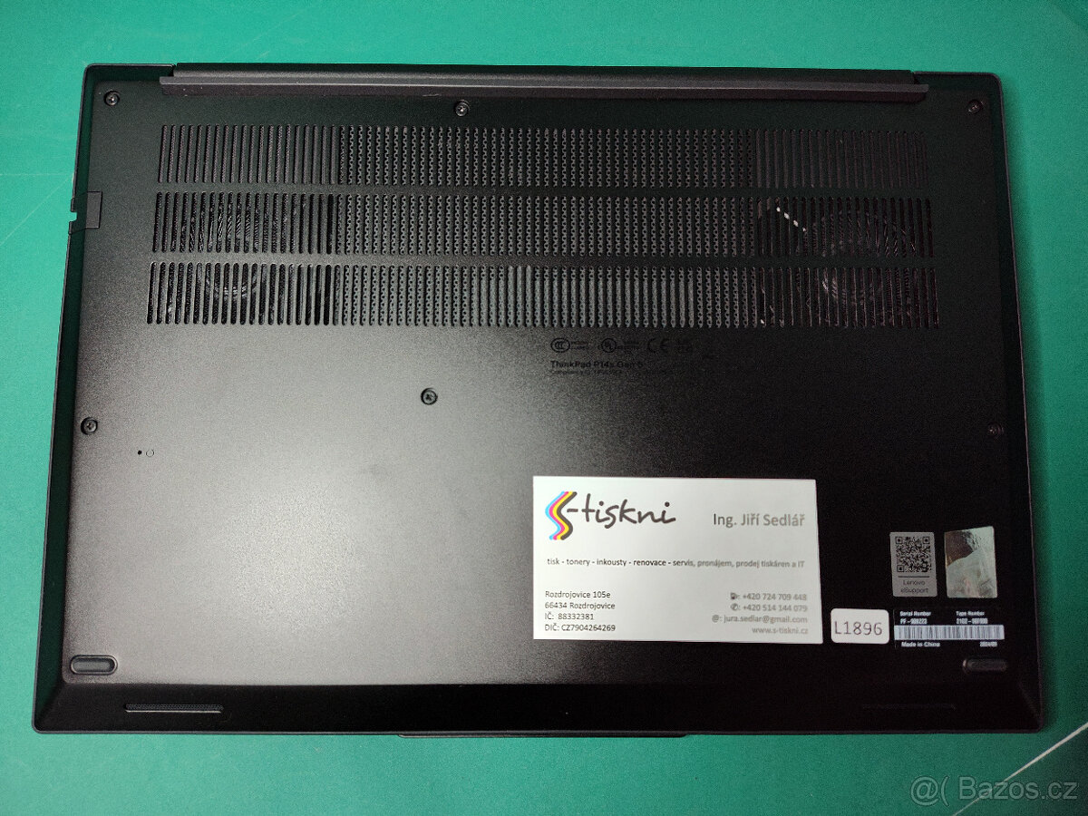 Lenovo Thinkpad p14s gen 5 u5-135H 32G√1T√3K@350√RTX√1rz√DPH - 3