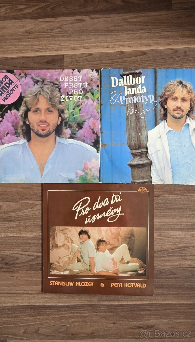 LP S. Hložek a P. Kotvald, D. Janda- 3 kusy - 3