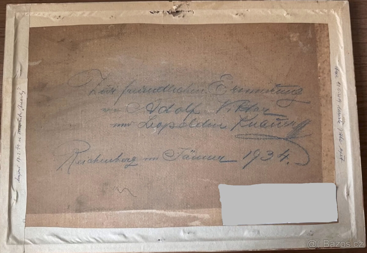 Akvarel Ještěd 1934 - 3