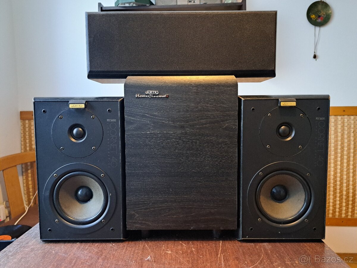 2x regálovka + centr + subwoofer JAMO - 3