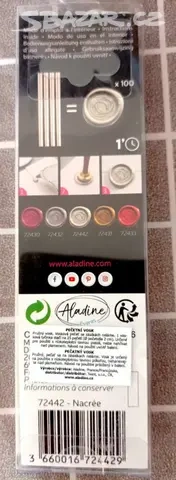 Pružný pečetní vosk ALADINE perleťový - 200 bal - 3
