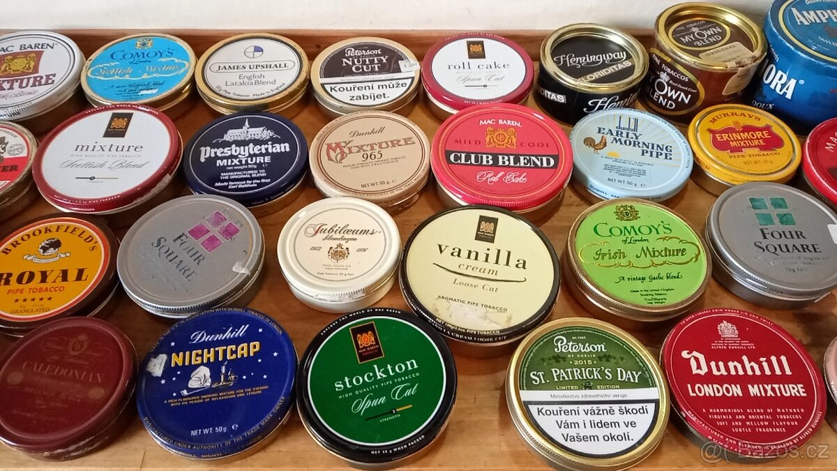 Plechovky, obaly, sáčky od tabáku, cigaret viz foto - 3