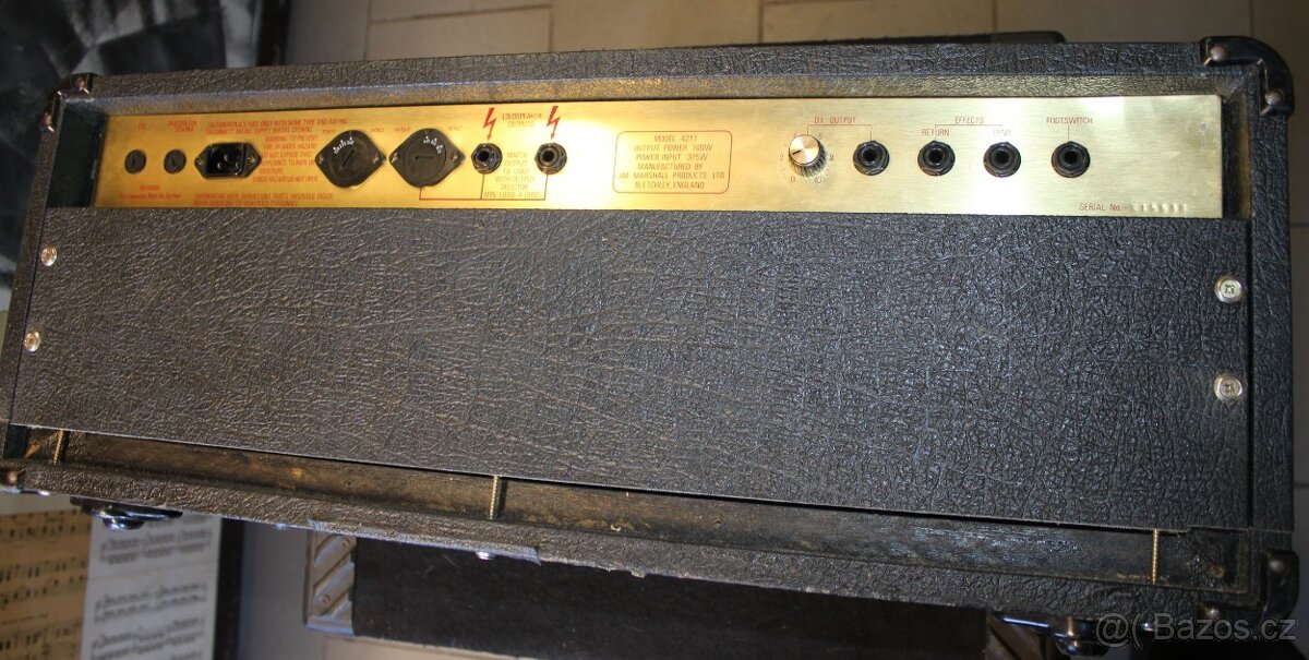 legendární zesilovač MARSHALL JCM 800 - 3