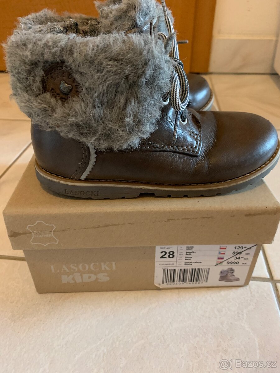 Zimní Kožený boty ,značky Lasicki Kids - 3