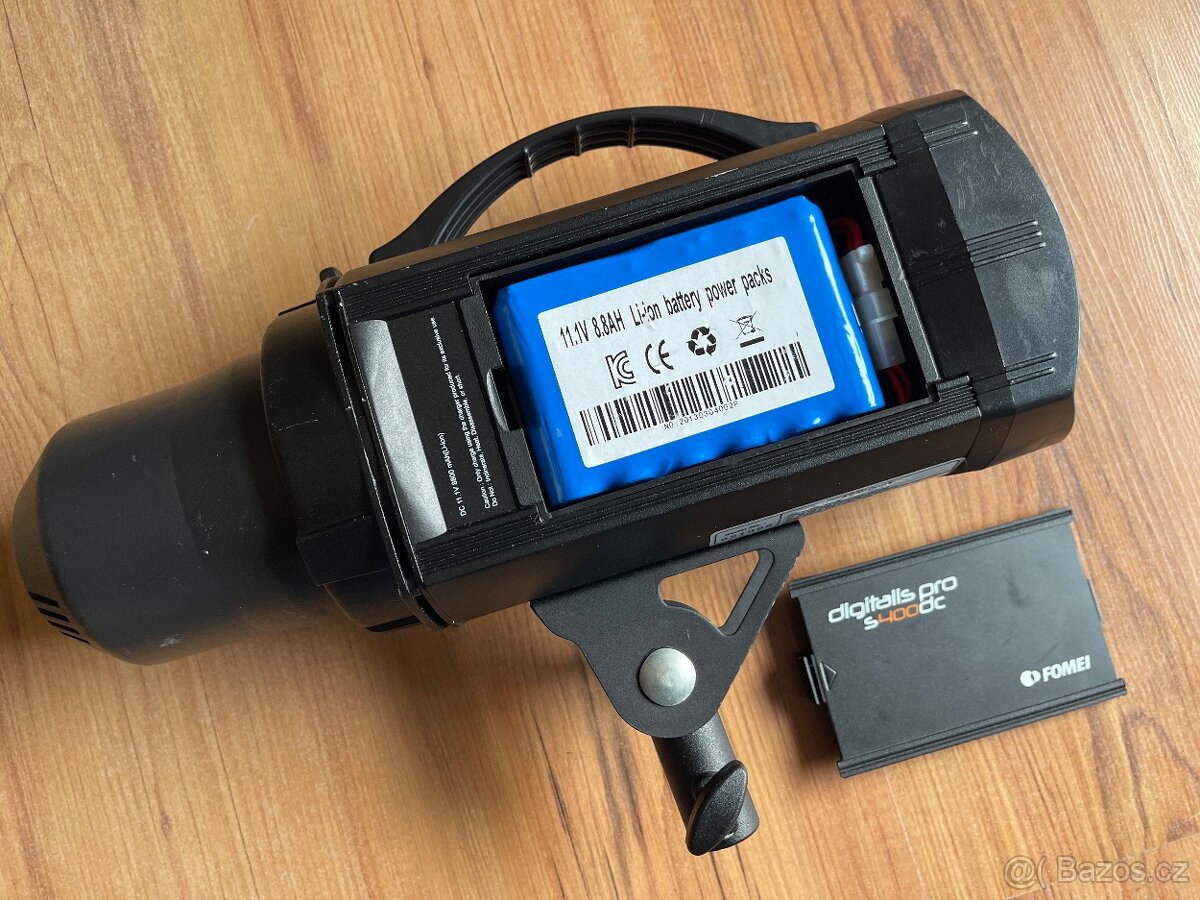 Bateriový blesk Fomei Digitalis Pro S400 DC - málo používaný - 3
