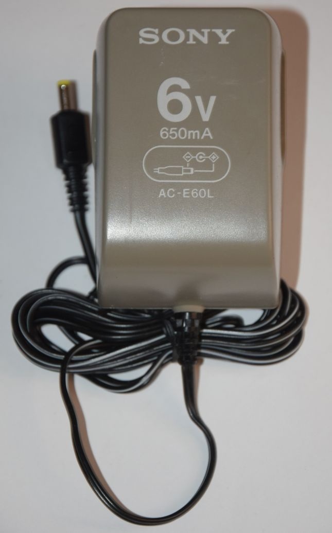 Nabíjecí adaptér original 6V pro minidisc/ discman/DAT/walkm - 3