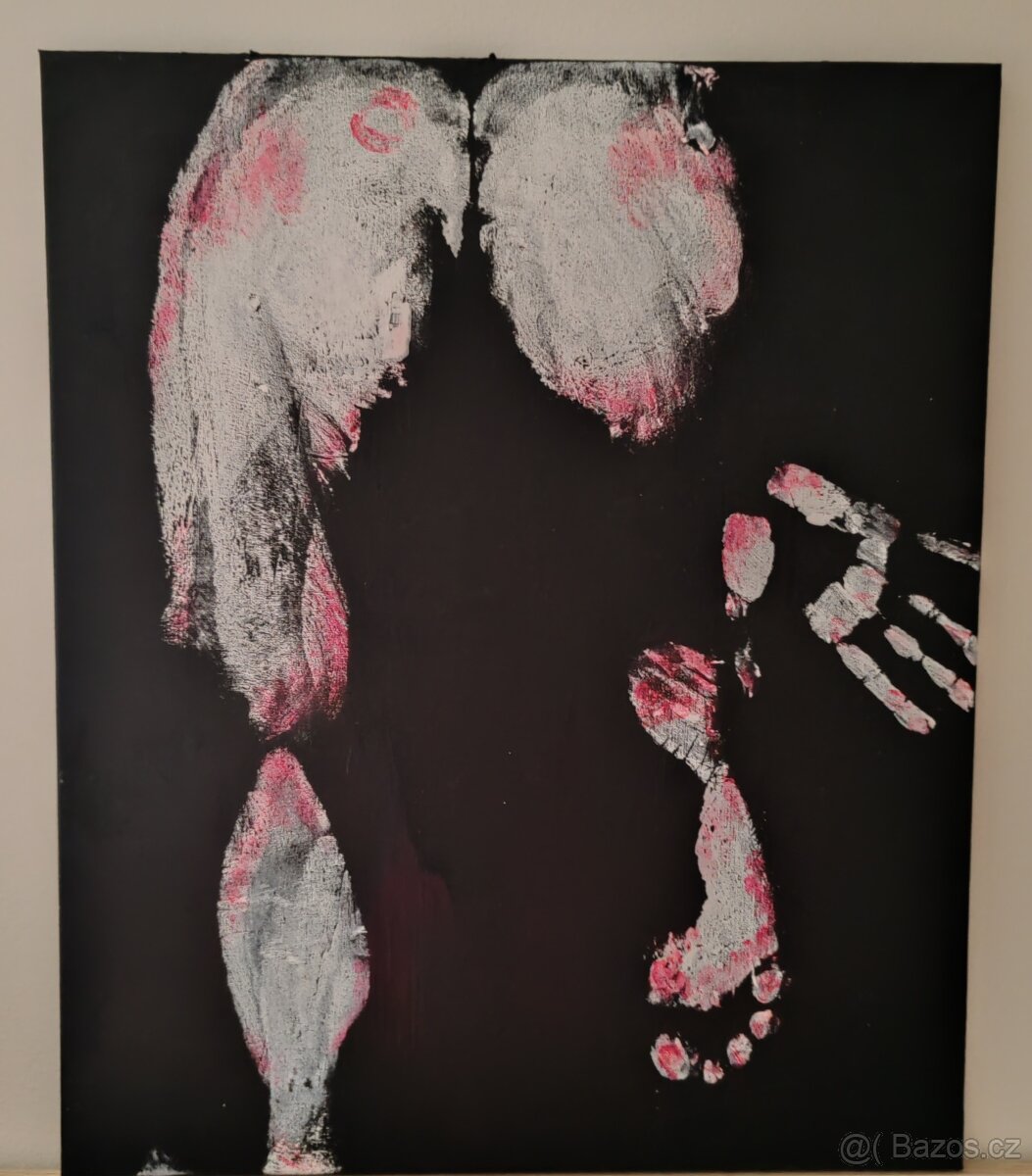 Originální abstraktní obraz – akryl, 50×60 cm - 3