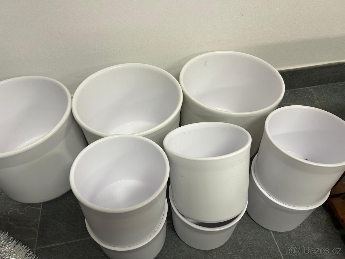 Sada keramických květináčů - 3