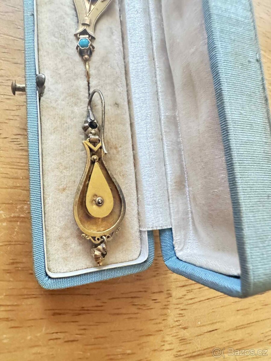 NÁUŠNICE POZDNÍ BIEDERMEIER - 3