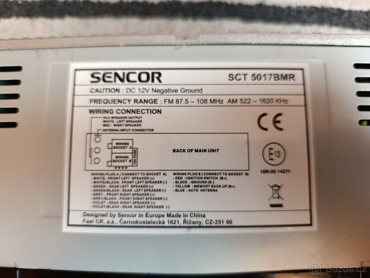 Autorádio Sencor - 3