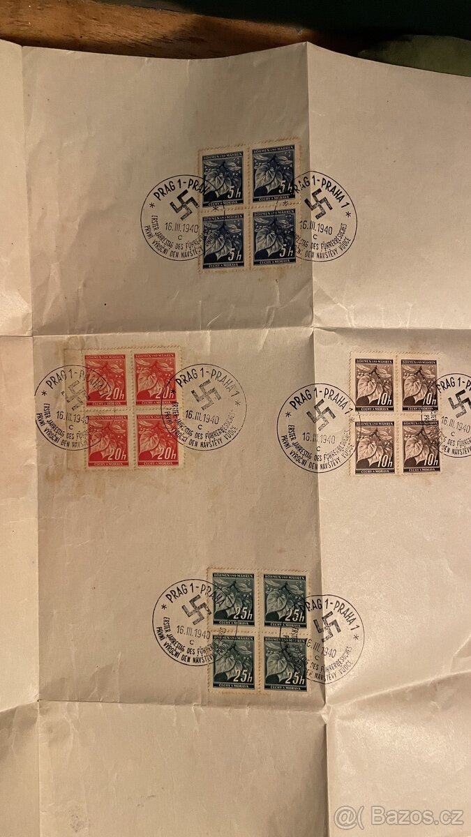peníze, známky, Hitler, 2.světová - 3