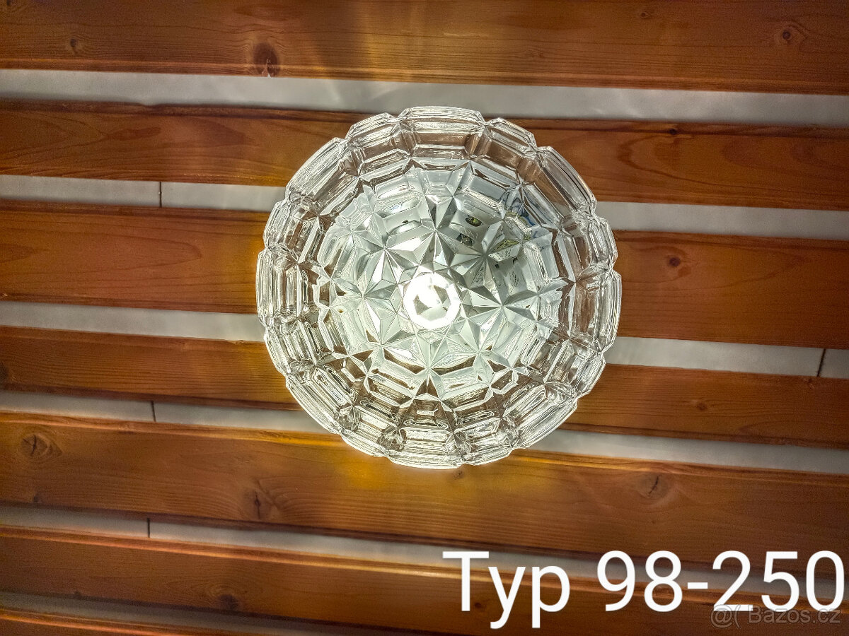 Retro křišťálová svítidla přísazná, na strop i na stěnu, - 3