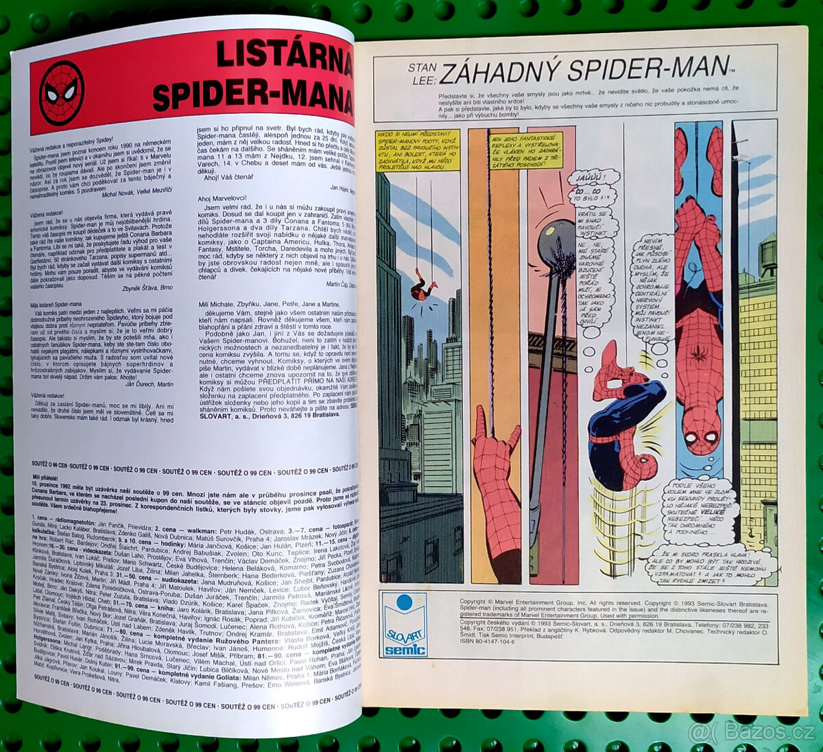 Komiks SPIDERMAN č. 19/1993 Semic PĚKNÝ STAV - 3
