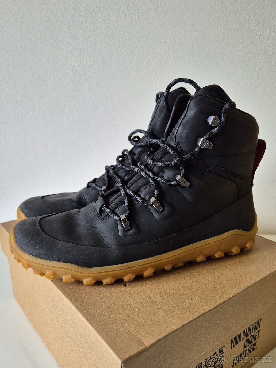Turistické boty Vivobarefoot Tracker Leather AT - obsidian - 3