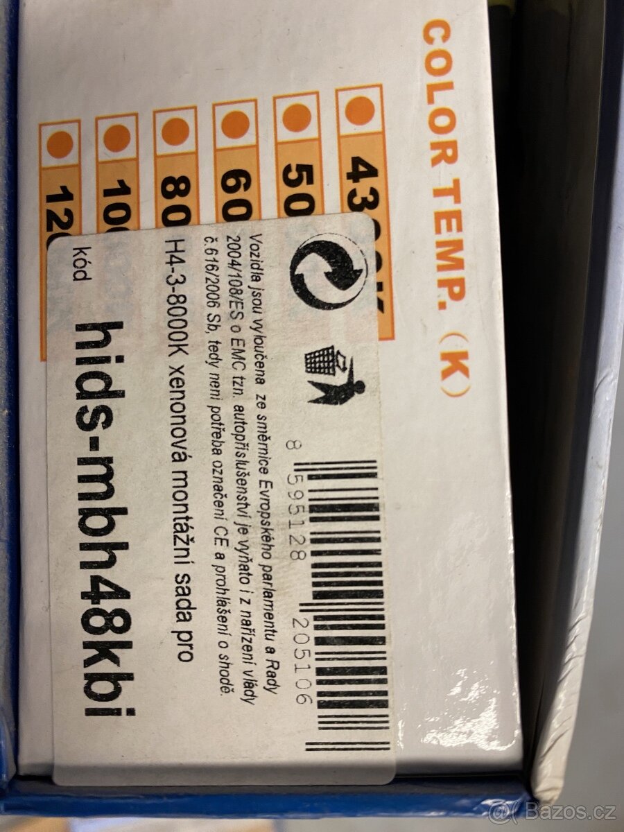 Xenon KIt H4 8000k sada na moto - 3