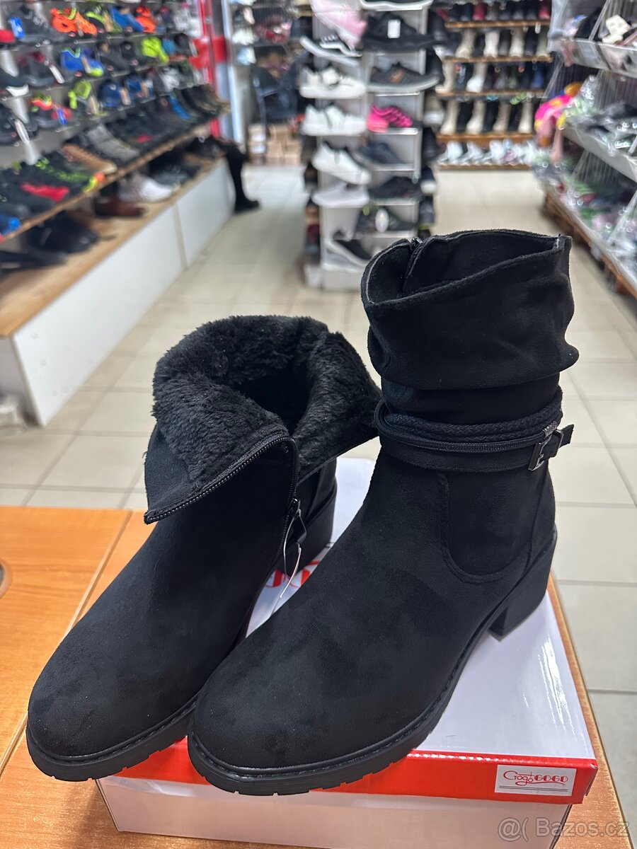 Damske zimni kotníčkové boty - 3
