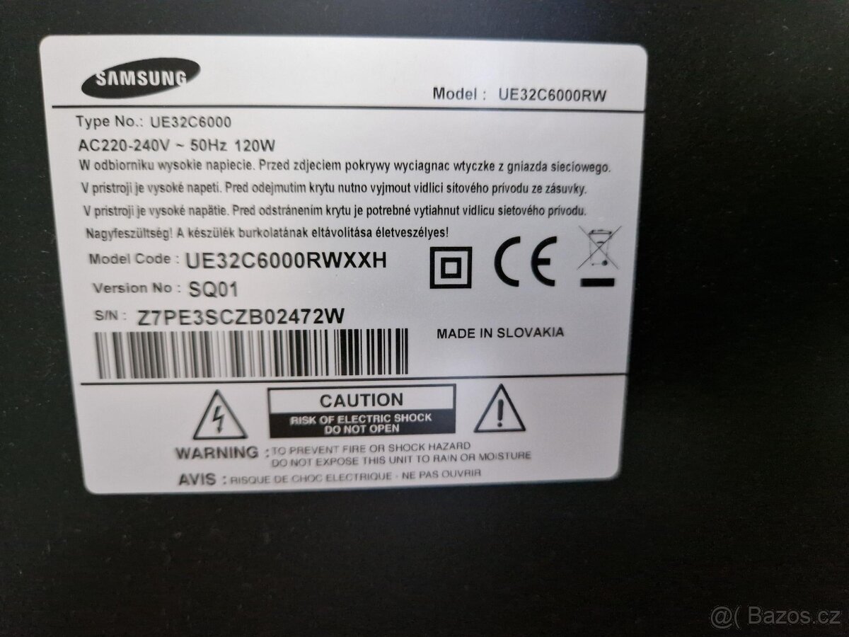 Televize Samsung 80 cm UE32C6000RW - 3