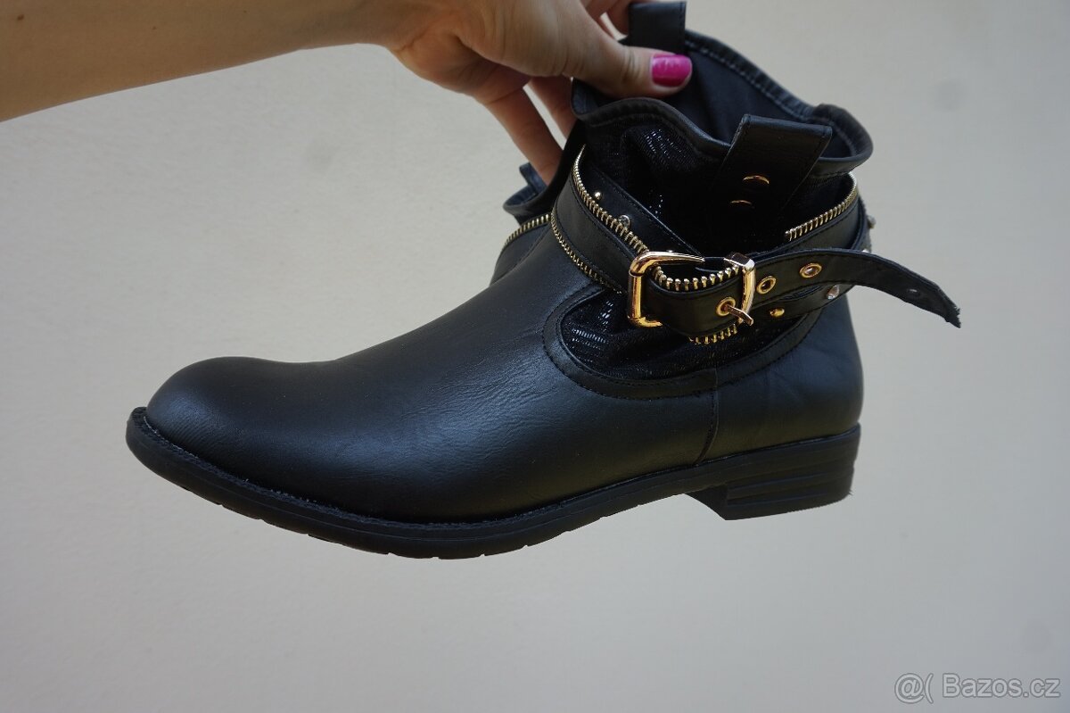 dámské kotníkové boty v.41 nenošené - 3