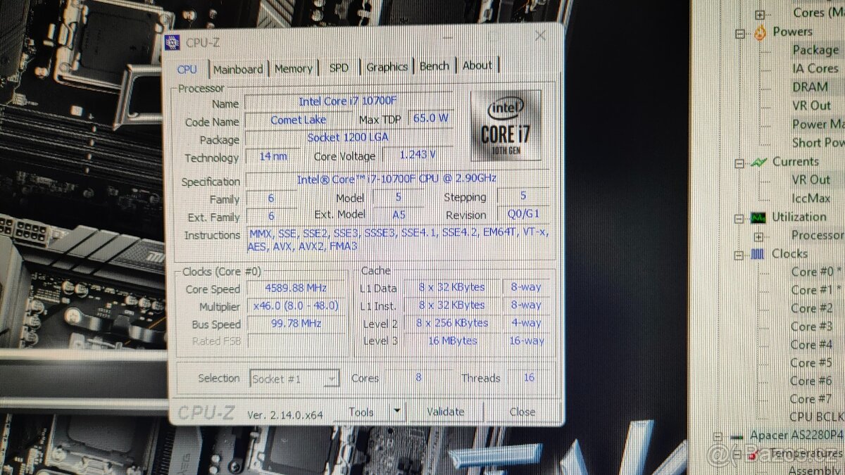 Intel Core i7-10700F - 3