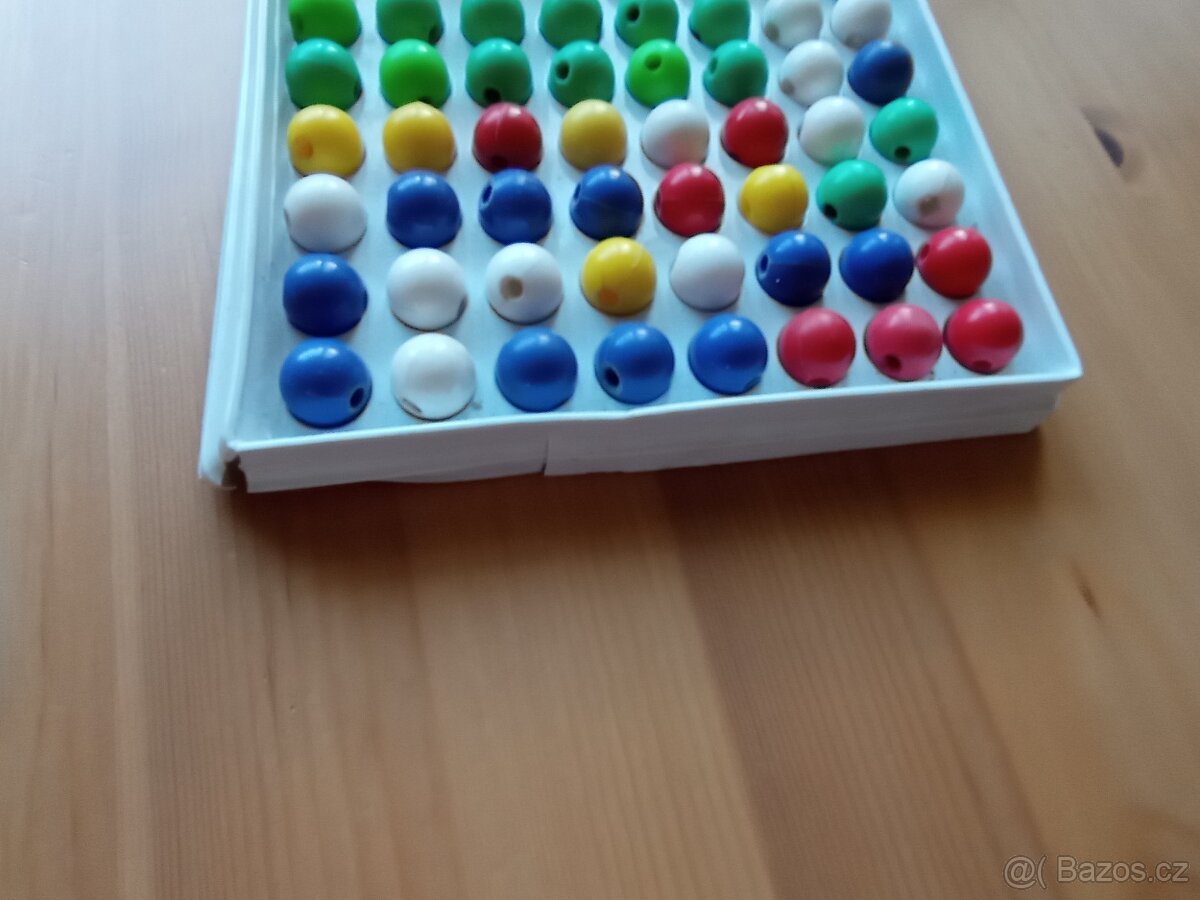 Retro hračka plastové korálky - 3