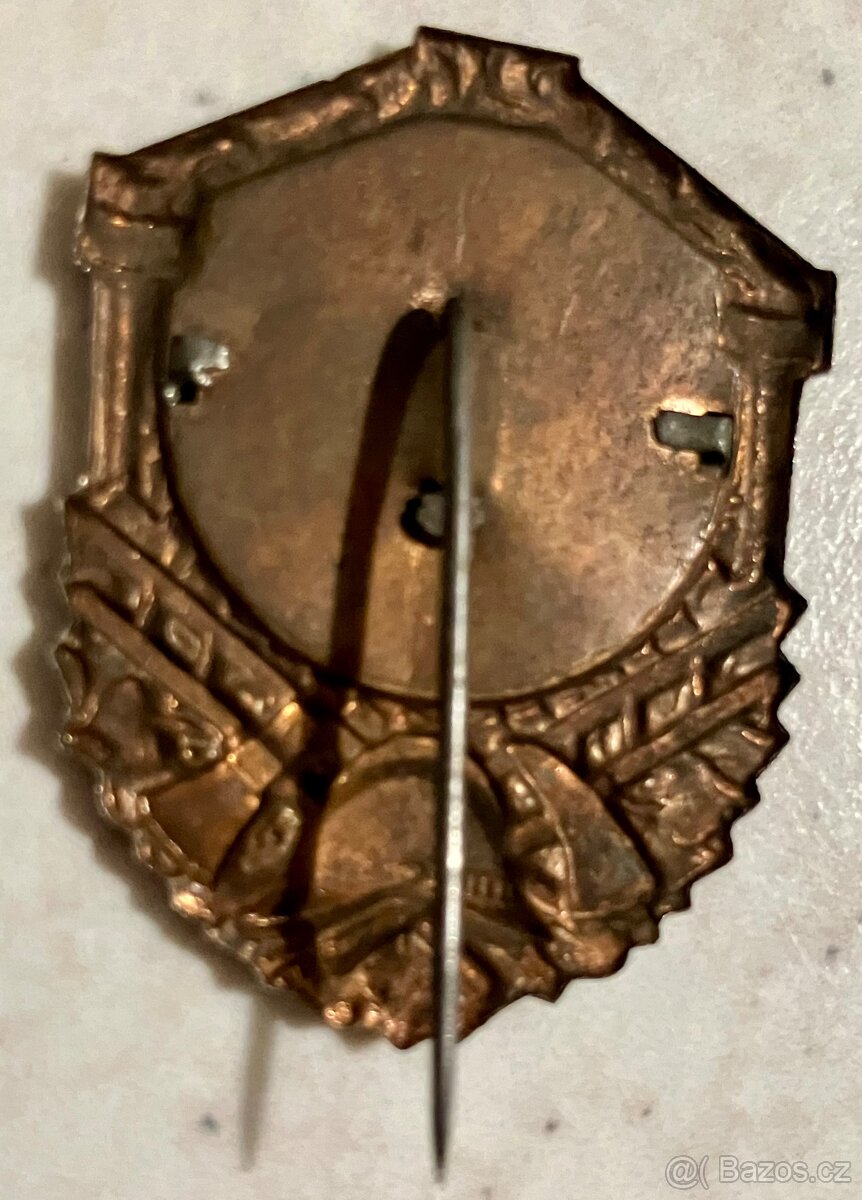 Starý odznak HASIČI ŘÍCMANICE 1920-1930 - 3