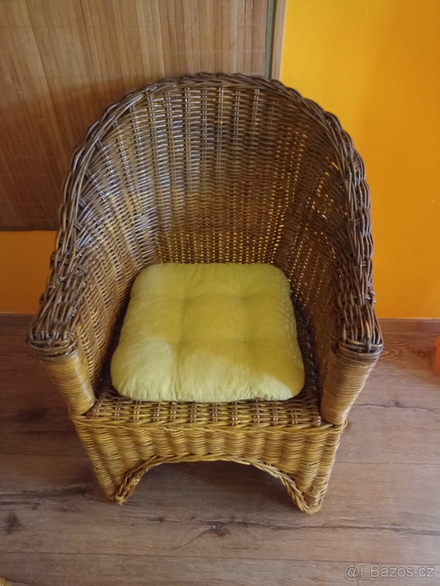 Proutěná křesla 2x - 3