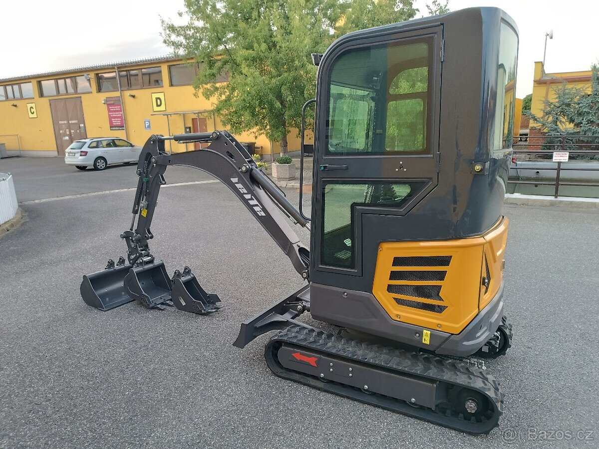 Minibagr - bagr - 1T , 2T , 3T , nový, záruka, DPH - 3