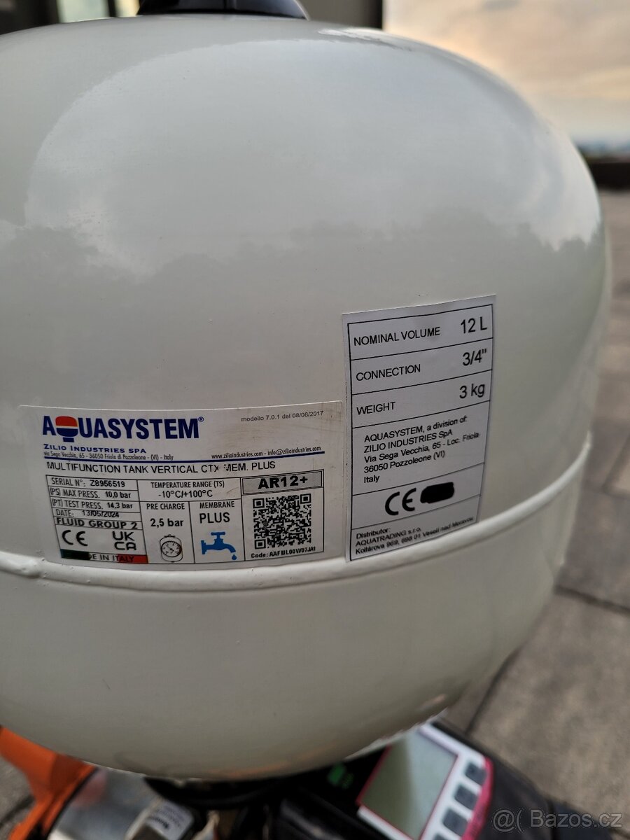 Vodárna čerpadlo AquaCup Maxijet, nová tlak. nádoba vč. vaku - 3