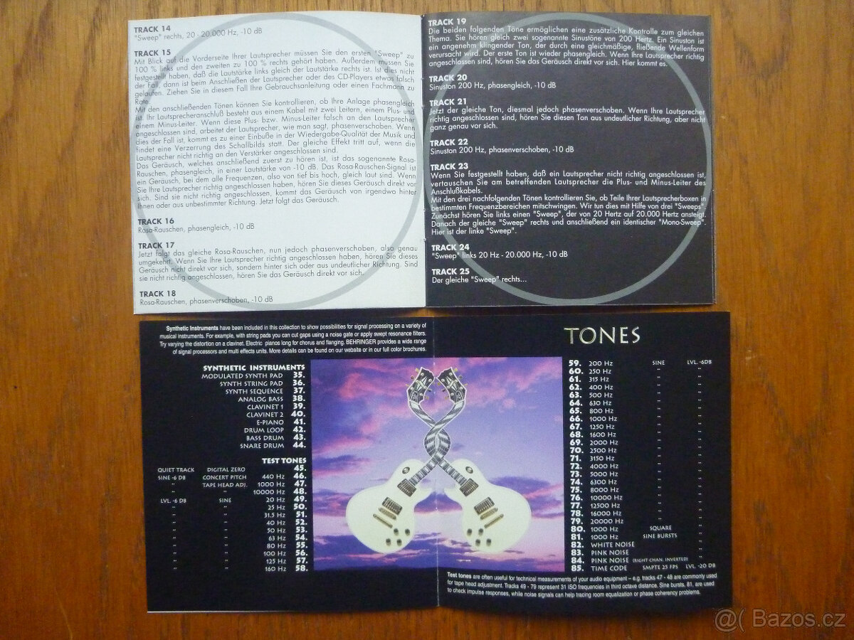 CD testy zkušební referenční 80,-/kus - 3