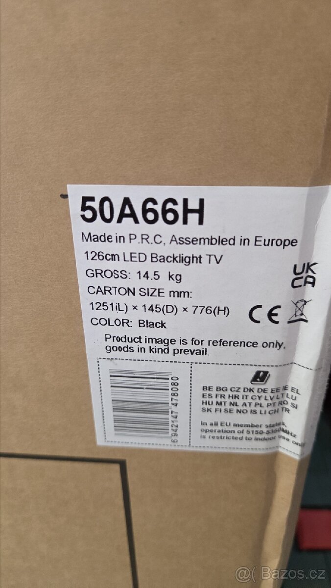 Smart televize Hisense 50A66H 126 cm - 3