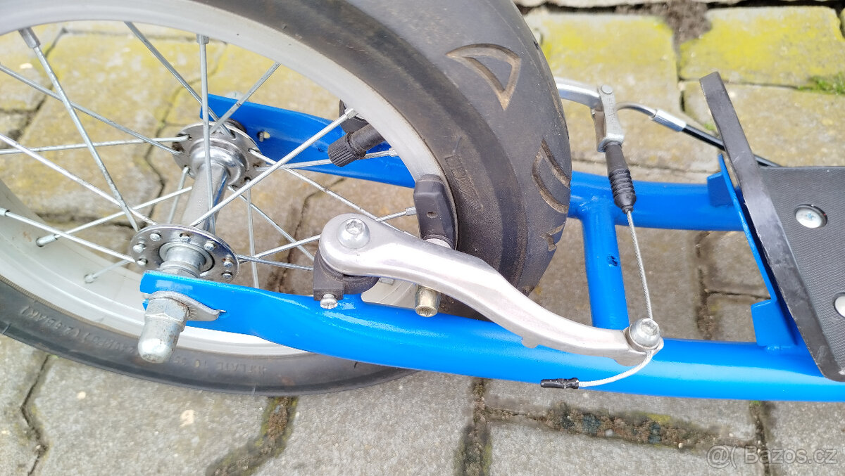 Dětská koloběžka F-Line 12" modrá - 3