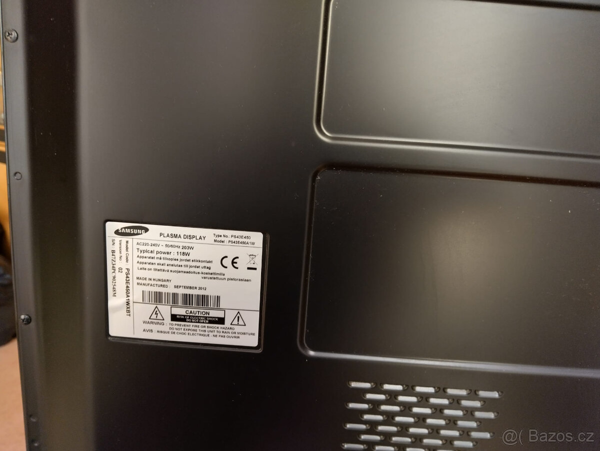 TV Samsung plasma - 3