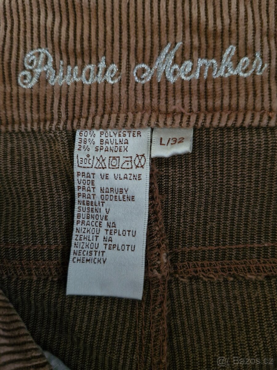 dámské manšestrové kalhoty - 3