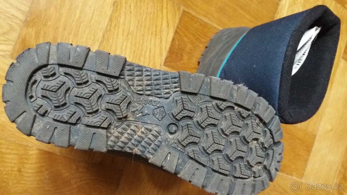Quechua zateplené holiny / sněhule v34/35 waterproof - 3