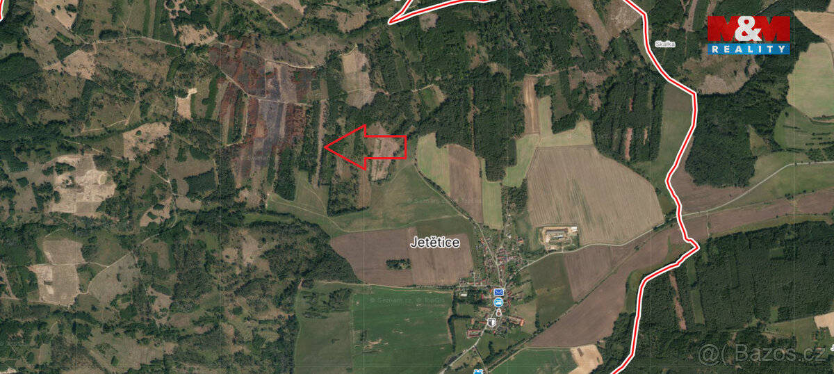 Prodej lesa, 33230 m², Jetětice - 3