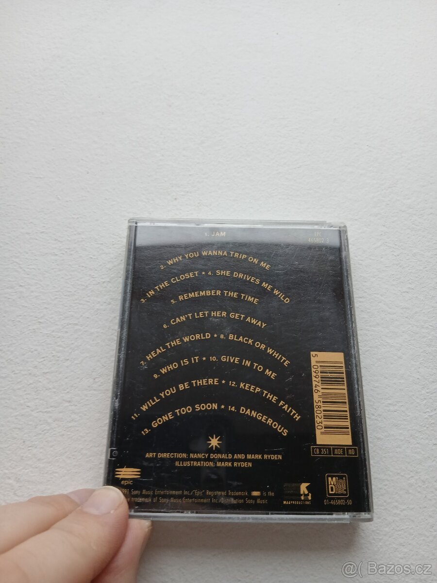 Minidisc Michael Jackson Dangerous - 3