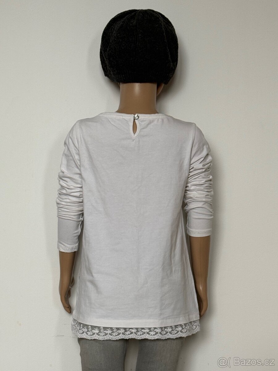 Bílé tričko H&M - 3