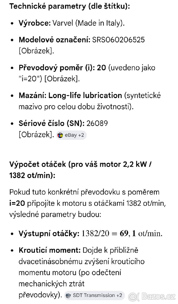 Motor s převodovkou - 3