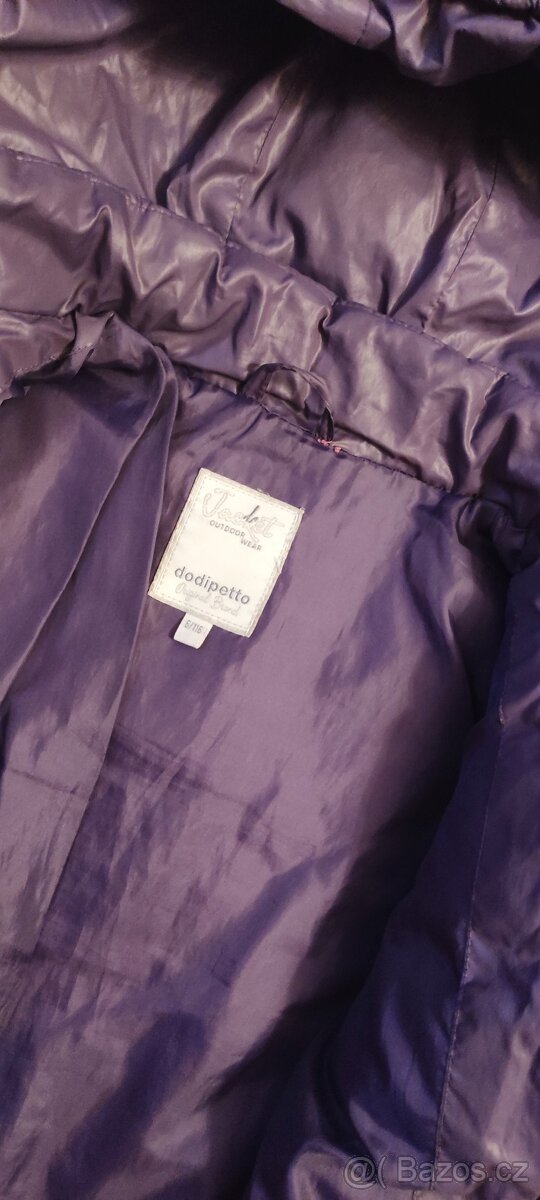 Dívčí zimní bunda vel.116 - 3