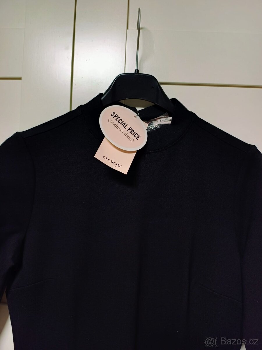 Nové černé elegantní šaty Orsay vel. 34/36 - 3