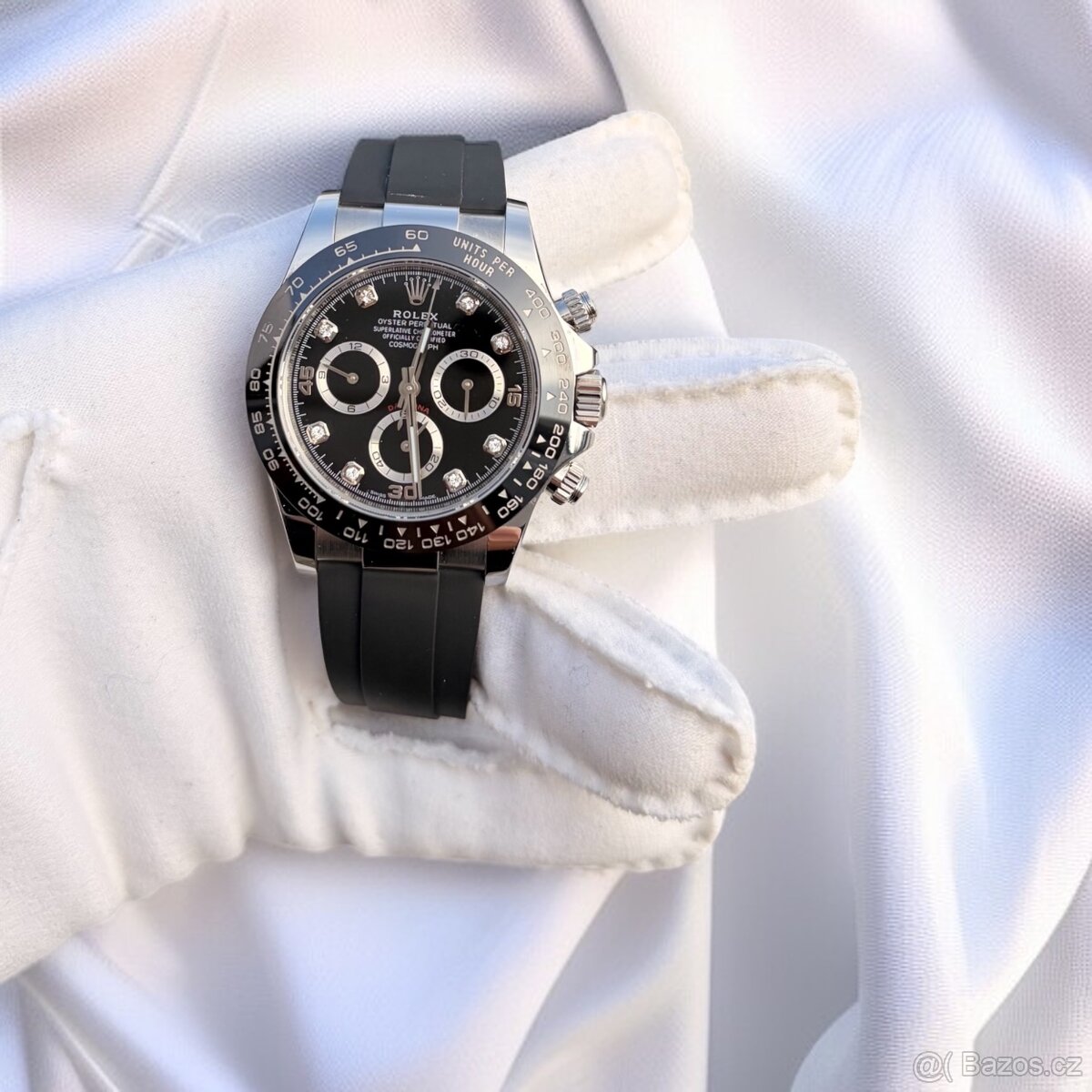 Rolex Daytona 116519LN – white gold, Oysterflex - 3