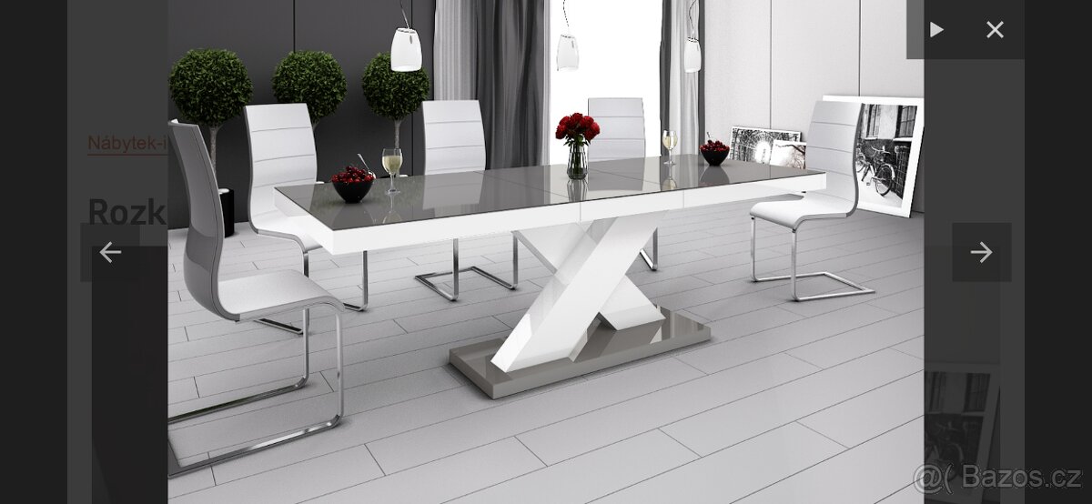 Stůl jídelní rozkládací kuchyňský - 3