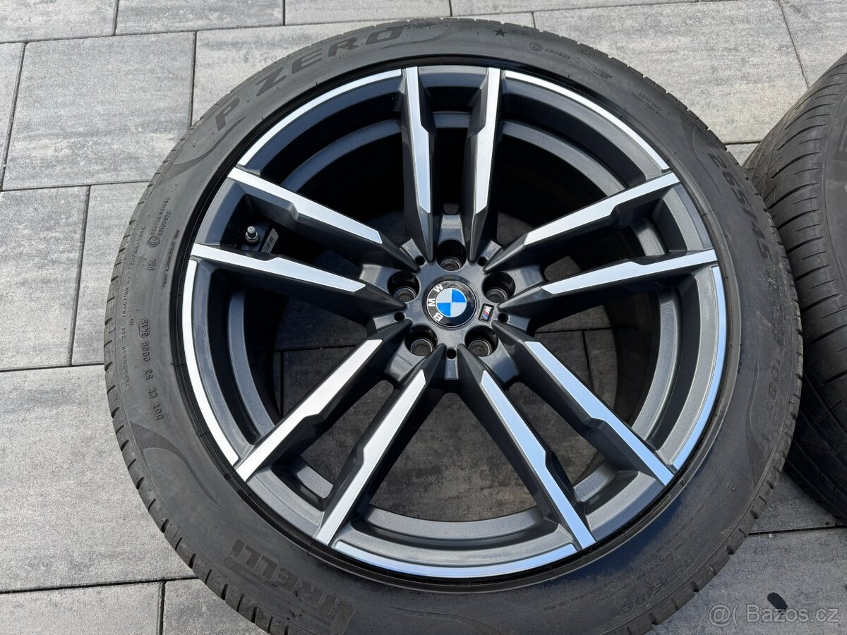 Originál alu kola Bmw X3M 5x112 R20 letní zánovní - 3