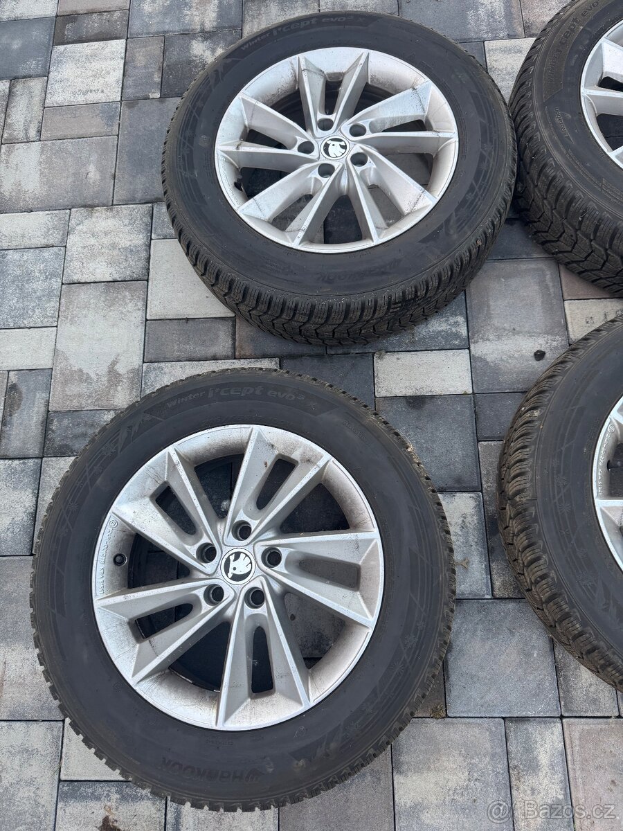 Alu kola + zimní pneu, kodiaq 5x112 - 3