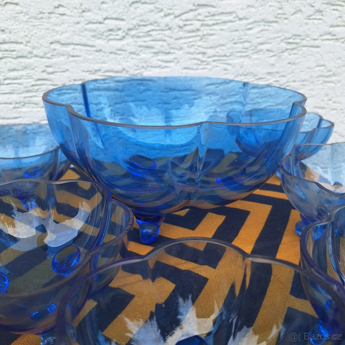 Misky z modrého skla - 3