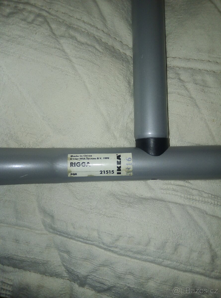 RIGGA, Stojan na odevy, šaty 2X šedý 1x bilý - 3