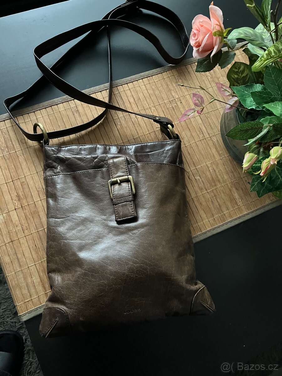 Kožená vintage taška Loubs - 3